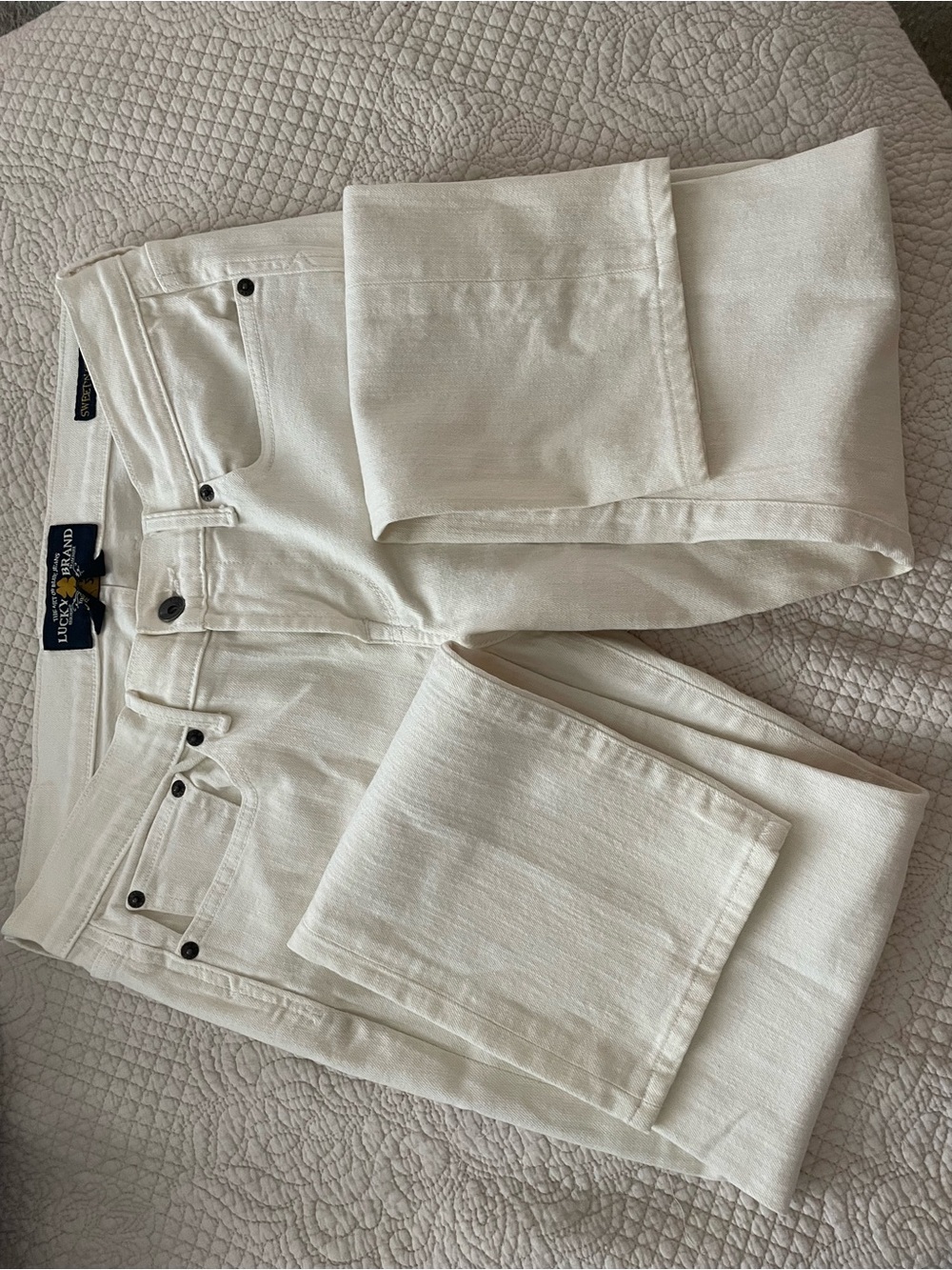 Lucky Brand White Denim Jeans